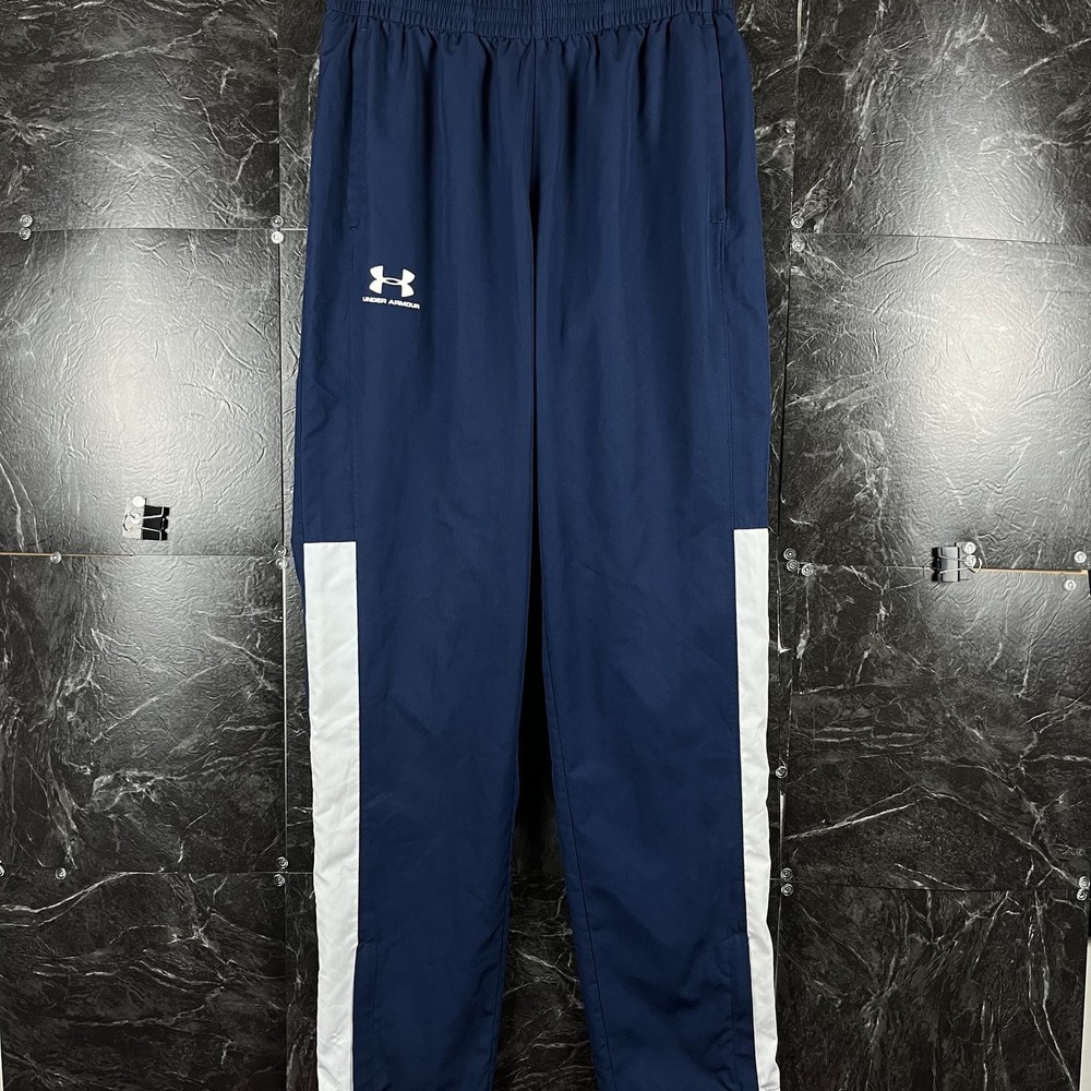 Under Armour Men's Navy Track Pants Medium
